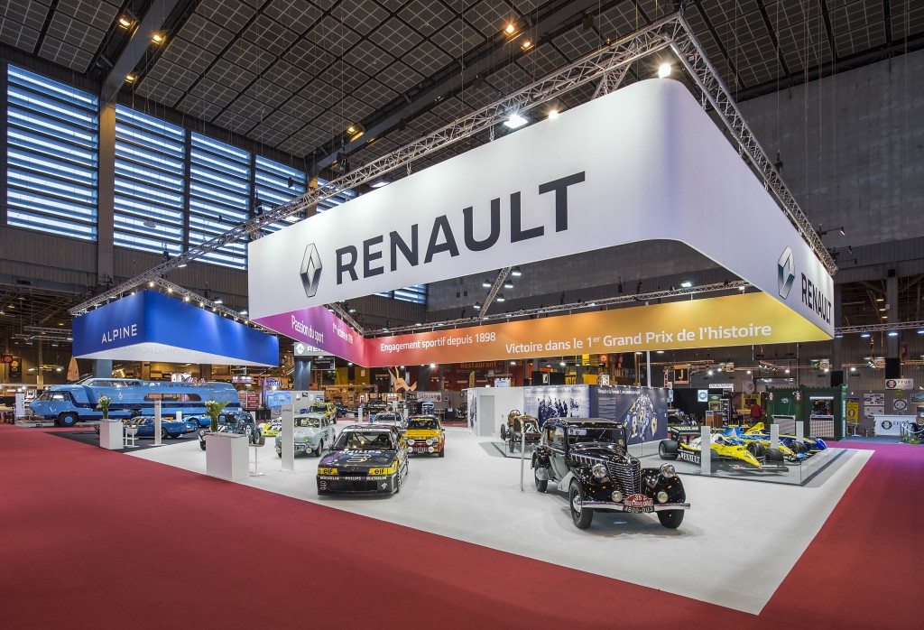 Stand Renault Rétromobile 2016 Centthor
