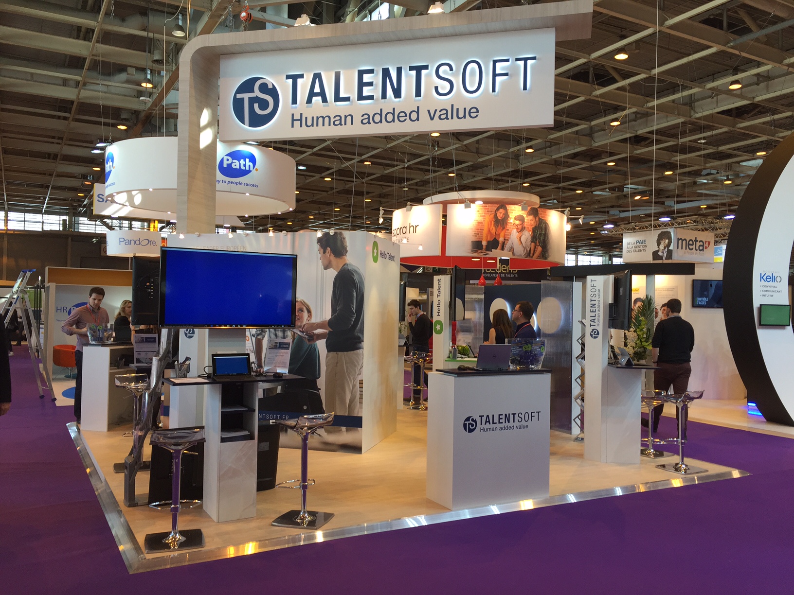 Stand Talentsoft Salon Solutions Ressources Humaines 2016 Centthor
